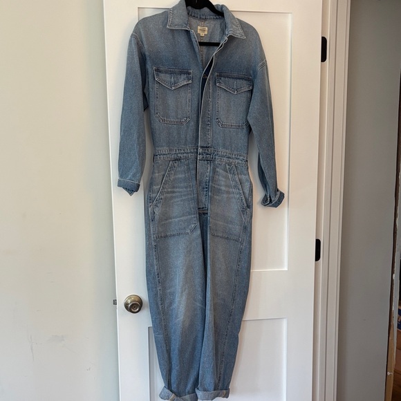 Citizens Of Humanity Denim - Citizens Of Humanity Light Blue Denim Coveralls
